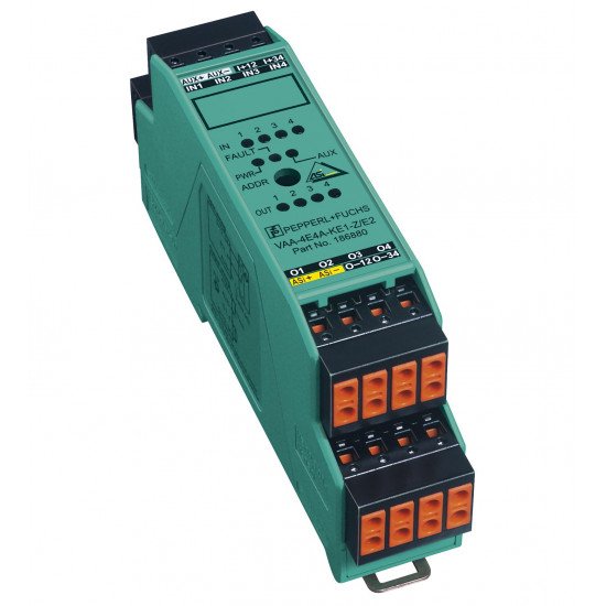 AS-Interface sensor/actuator module VAA-4E4A-KE1-Z/E2 AS-Interface sensor/actuator module VAA-4E4A-KE1-Z/E2
