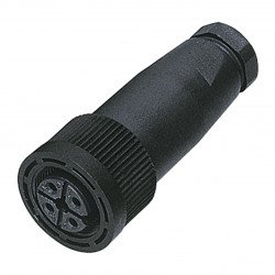 Female connector, field-attachable V18-G