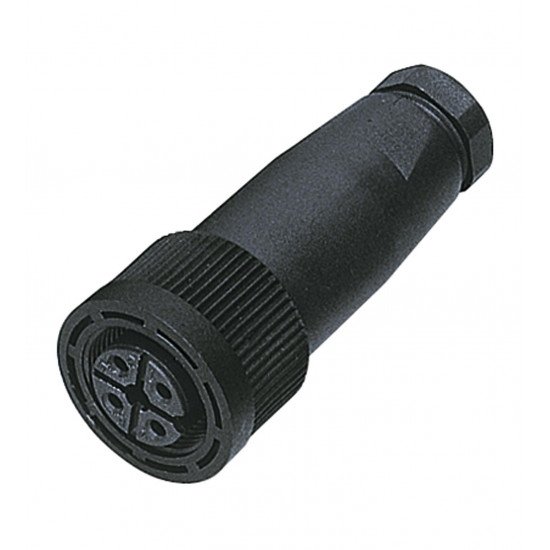 Female connector, field-attachable V18-G