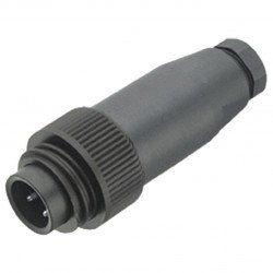 Field-attachable male connector V16S-G