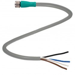 Female connector V31-GM-5M-PUR-ABG-Y222310