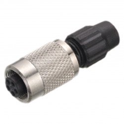 Female cordset, field attachable V34-G