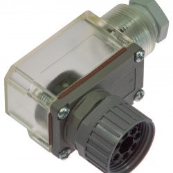 Female cordset, field attachable V7-W