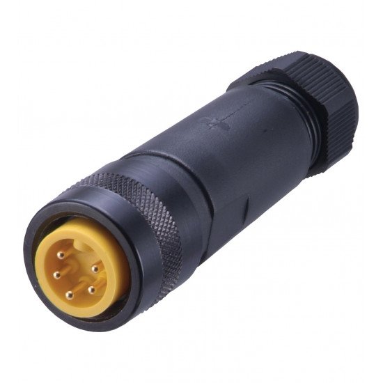 Male connector, field-attachable V95-G-SI