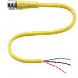 Cable connector V12-G-YE20M-PVC Cable connector V12-G-YE20M-PVC