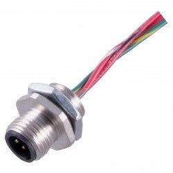 Male receptacle 1/4" NPT-V124-G-S-.076M