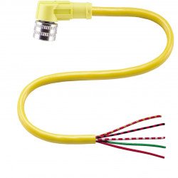 Female connector V125-W-YE2M-PVC Female connector V125-W-YE2M-PVC
