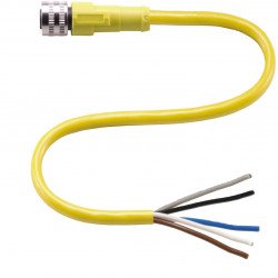 Female connector V15-G-YE2M-PVC Female connector V15-G-YE2M-PVC