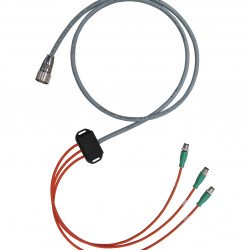 Y connection cable V1S-G-0,5M-PUR-A-3T-1,5M-V23-G Y connection cable V1S-G-0,5M-PUR-A-3T-1,5M-V23-G