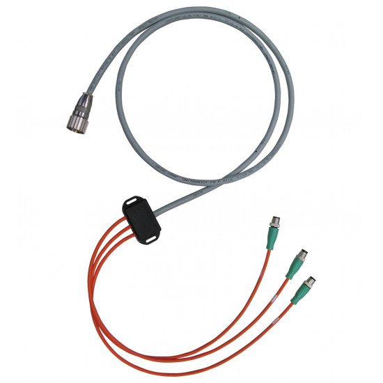Y connection cable V1S-G-0,5M-PUR-A-3T-1,5M-V23-G Y connection cable V1S-G-0,5M-PUR-A-3T-1,5M-V23-G