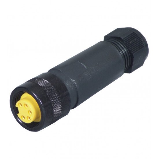 Female connector, field-attachable V95-G
