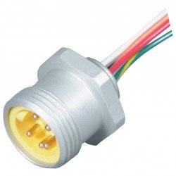 Male receptacle M16-V95-G-S-.15M