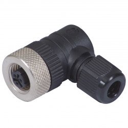 Female connector, field-attachable V12-W