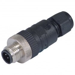 Male connector, field-attachable V12S-G Male connector, field-attachable V12S-G