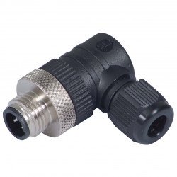 Male connector, field-attachable V12S-W Male connector, field-attachable V12S-W