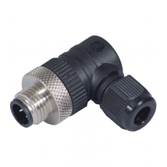 Male connector, field-attachable V12S-W Male connector, field-attachable V12S-W
