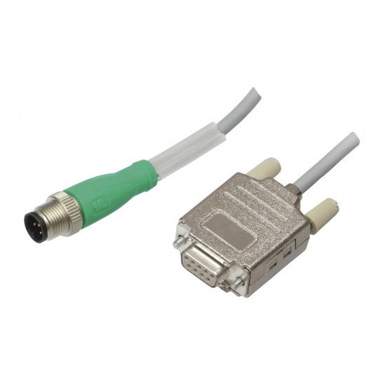 Adapter M12&nbsp;x&nbsp;1 on Sub-D V15S-G-0,5M-PUR-ABG-SUBD9