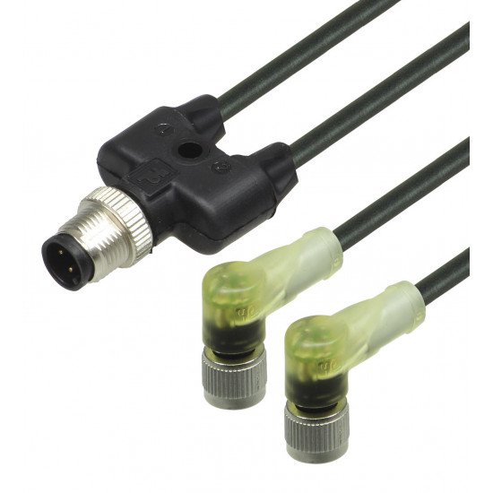 Y connection cable V1-W-E2-BK1M-PUR-A-T-V1-G Y connection cable V1-W-E2-BK1M-PUR-A-T-V1-G