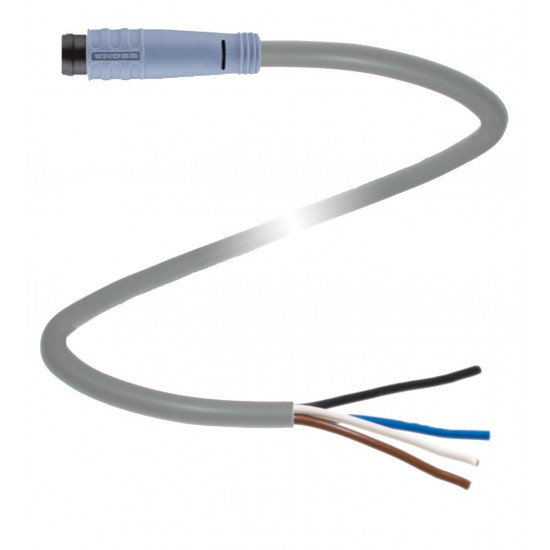 Female cordset ML29 Kupplungsdose 3m 4polig Female cordset ML29 Kupplungsdose 3m 4polig