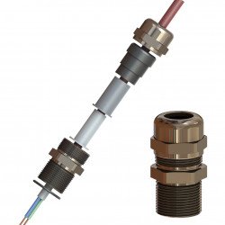 Cable Glands, Metal, for non-armored Cables CG.NA.*.*.*