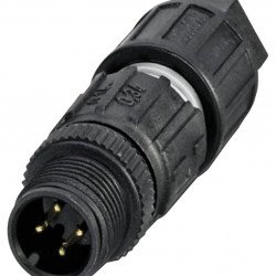 Male connector, field-attachable V1S-G-Q3 Male connector, field-attachable V1S-G-Q3