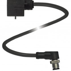 Valve Connector Cordset VMA-2+P-0,3M-PVC-V1-W