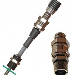 Cable Glands, Metal, for Flexible Conduits CG.CO.*.*.*