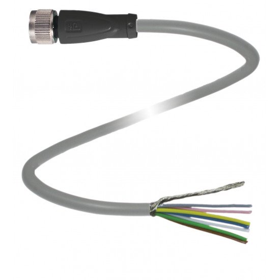 Cable socket, shielded V19-G-2M-PVC-TP