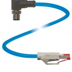 Connection cable, Ethernet V1SD-W-70M-PUR-ABG-V45-G Connection cable, Ethernet V1SD-W-70M-PUR-ABG-V45-G