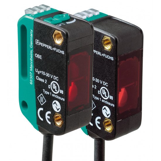 Thru-beam sensor (pair) OBE20M-R100-S2EP-IO-0,3M-V1-L