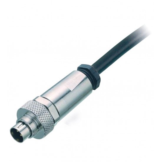 Cable connector, shielded V38S-G-10M-PUR-ABG Cable connector, shielded V38S-G-10M-PUR-ABG