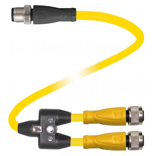 Y connection cable V15-G-S-10M-T-03M-PUR-A-V1-C1 Y connection cable V15-G-S-10M-T-03M-PUR-A-V1-C1