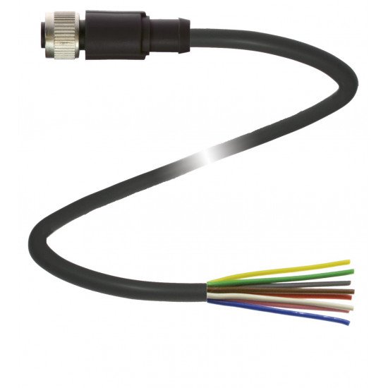 Female connector V19-G-BK10M-PUR-IEC Female connector V19-G-BK10M-PUR-IEC