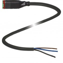 Female cordset DT3S-G-BK1,5M-PUR-O1