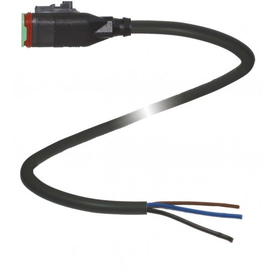 Female cordset DT3S-G-BK2M-PUR-O1 Female cordset DT3S-G-BK2M-PUR-O1