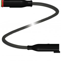 Connection cable DT2S-G-BK10M-PUR/0,75-DT2P-G
