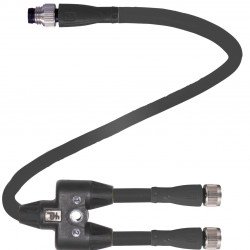 Y connection cable V1-G-BK0,15-PUR-T-0,15-V31-G-Y Y connection cable V1-G-BK0,15-PUR-T-0,15-V31-G-Y