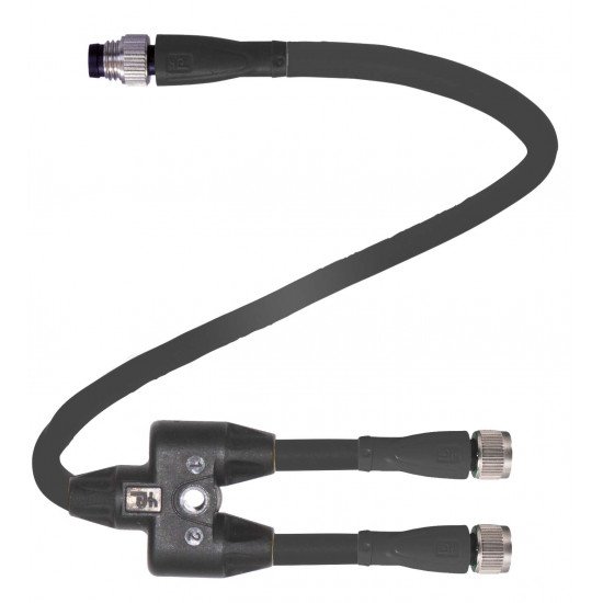 Y connection cable V1-G-BK0,15-PUR-T-0,15-V31-G-Y Y connection cable V1-G-BK0,15-PUR-T-0,15-V31-G-Y