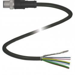 Cable connector, Ethernet V19SY-G-BK10M-PUR-ABG Cable connector, Ethernet V19SY-G-BK10M-PUR-ABG
