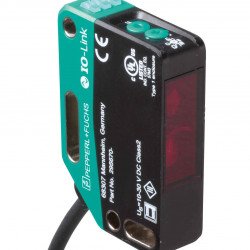 Retroreflective sensor (glass) OBG8000-R201-2EP-IO