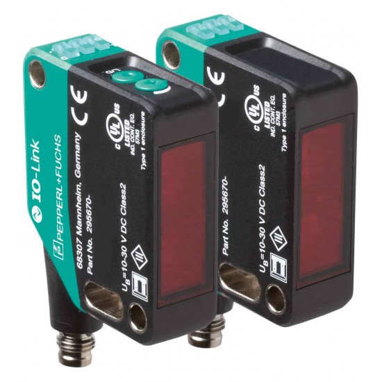 Thru-beam sensor (pair) OBE40M-R200-S2EP-IO-V31-L