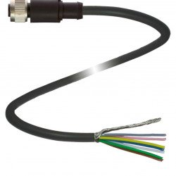 Cable socket, shielded V17-G-10M-PVC-ABG