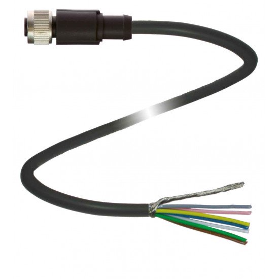 Cable socket, shielded V17-G-10M-PVC-ABG