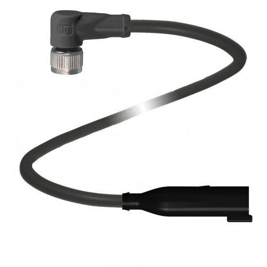 Connection cable V11-W-BK0,3M-PUR-O1-DT4P-G-Y31