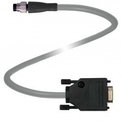 Adapter cable V3S-GM-0,15M-PUR-ABG-SUBD
