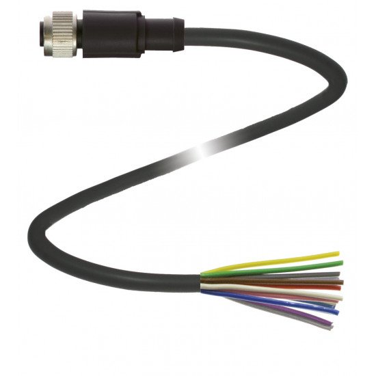 Female cordset V112-G-BK10M-PUR Female cordset V112-G-BK10M-PUR