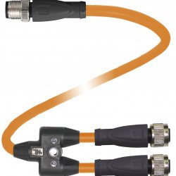 Y connection cable V1-G-OR0,3M-POC-T-0,6M-V1-G Y connection cable V1-G-OR0,3M-POC-T-0,6M-V1-G