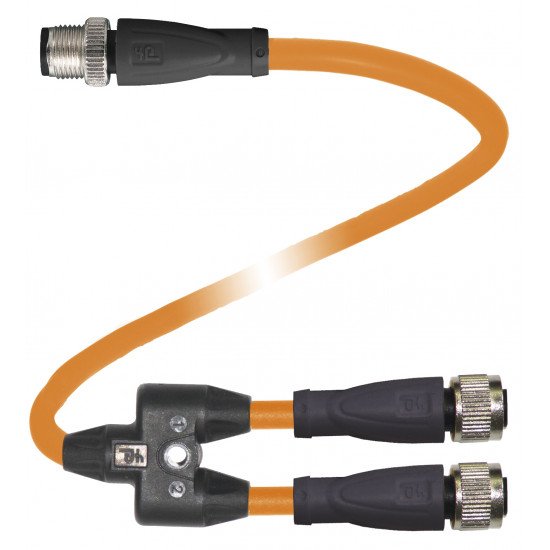 Y connection cable V1-G-OR0,3M-POC-T-0,6M-V1-G Y connection cable V1-G-OR0,3M-POC-T-0,6M-V1-G