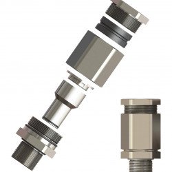 Cable Glands, Metal, Barrier Glands for non-armored Cables CG.BN.*.*.*