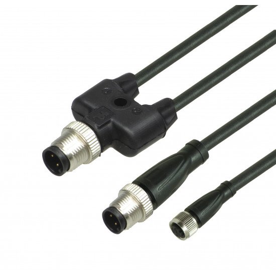 Y connection cable V31-GM-3M-PUR-T-V1S-Y203012 Y connection cable V31-GM-3M-PUR-T-V1S-Y203012